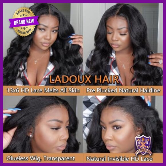 13x6 HD Transparent Lace Front Wig 20 Inch 180% Density Glueless Human Hair main image 6